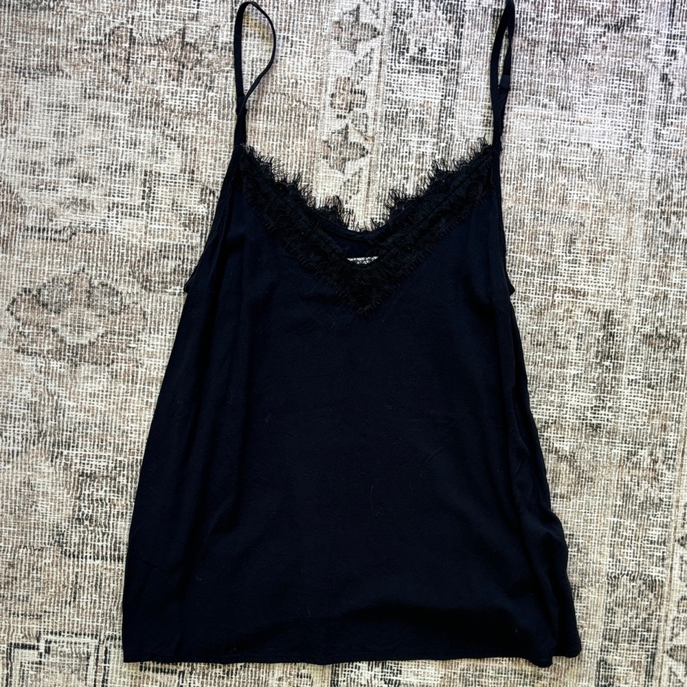 Abercrombie & Fitch Black Lace Cami Top